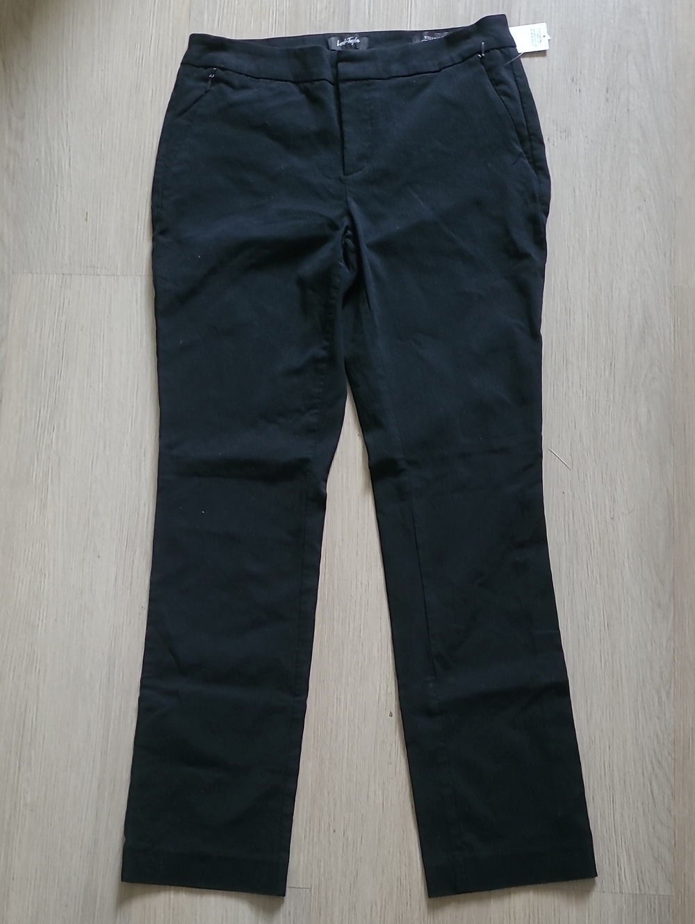 Lord & Taylor Kelly Slim Black Chino Women's Pants Size: 6